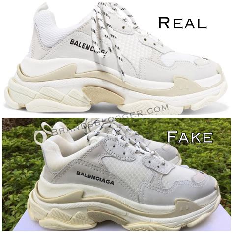 balenciaga shoes triple s white how to spot fake|balenciaga worn out shoes.